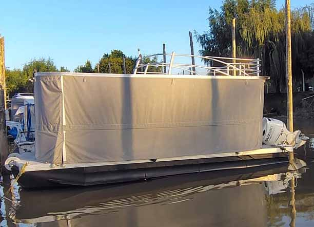 lanchas - PONTON CON TECHO RIGIDO - PONTOON 240 LERCH